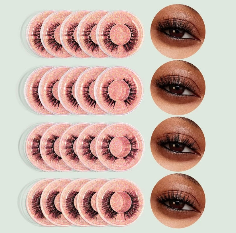 Manga Style Full Strip Eyelashes 4 pairs